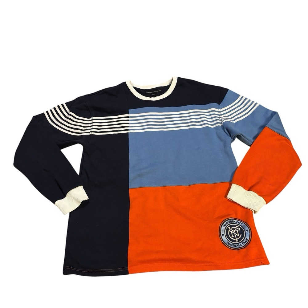 Grungy Gentlemen New York City FC Crewneck Sweater Multicolor Mens‎ XL MLS